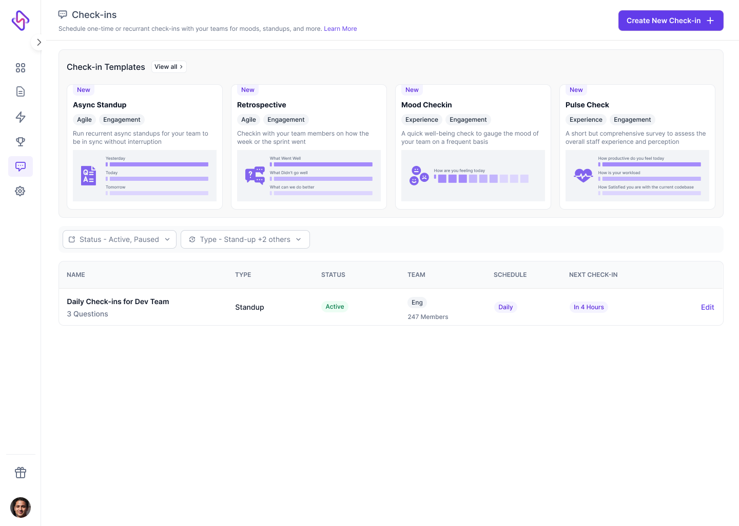 Create New Async Standup