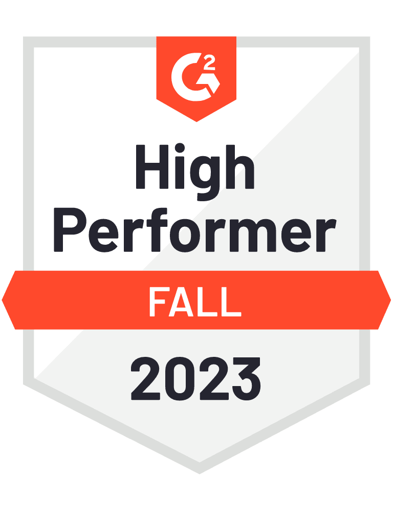G2 High performer - fall