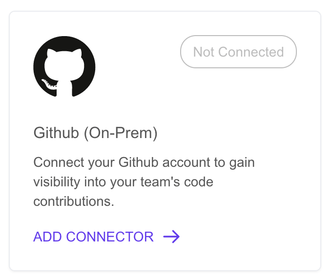 Github Onprem Connector Card