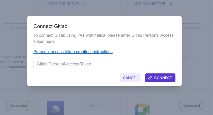 Gitlab Connector Form